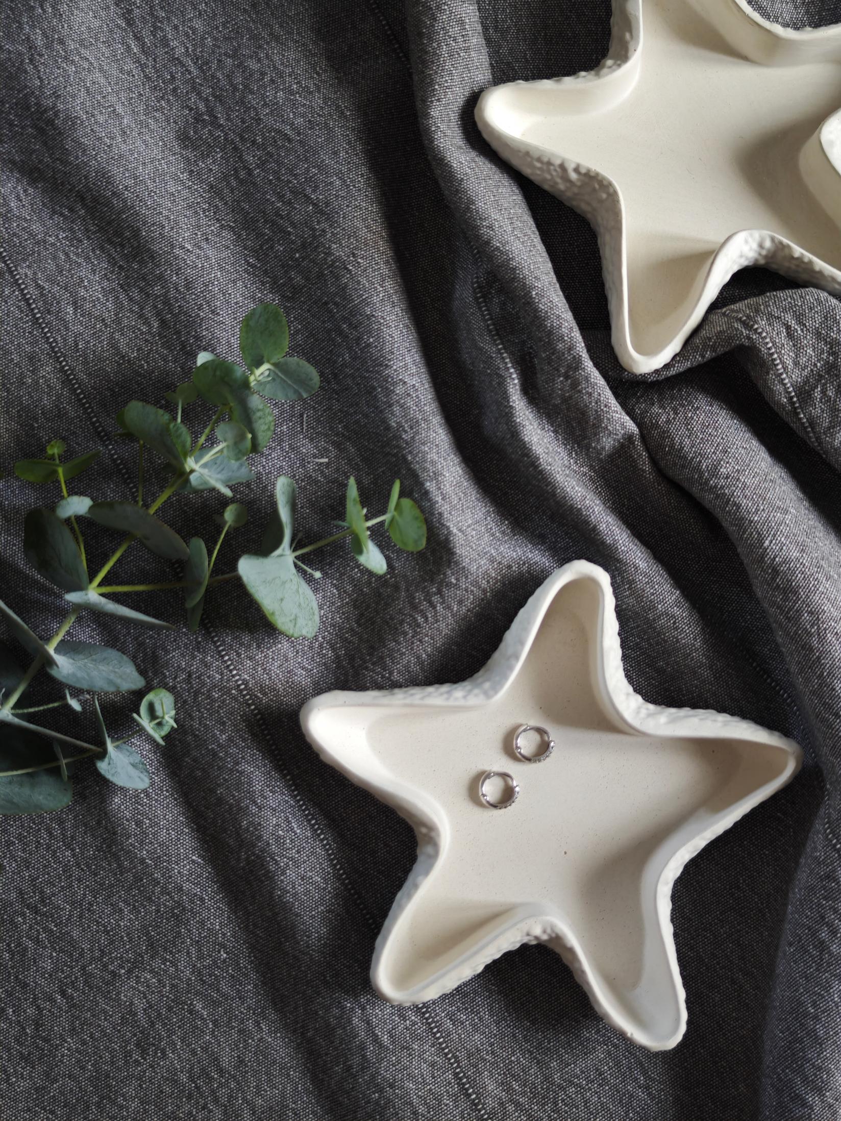 Texture ART Ploča "Zvijezda" Bijela