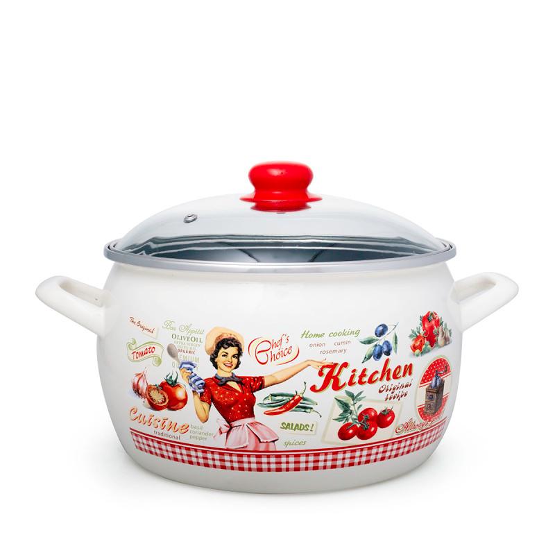 METALAC Lonac duboki princ 24cm/7.5l sa dekorom poklopca 2564