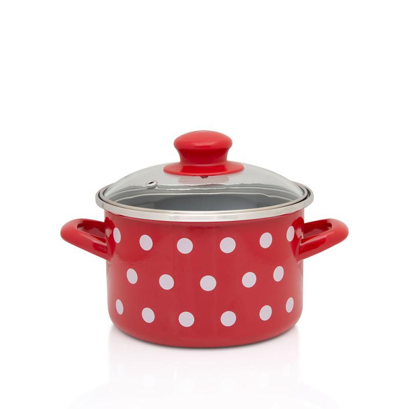 METALAC Standardna duboka šerpa 14cm/1.5l sa poklopcem dekor 2086