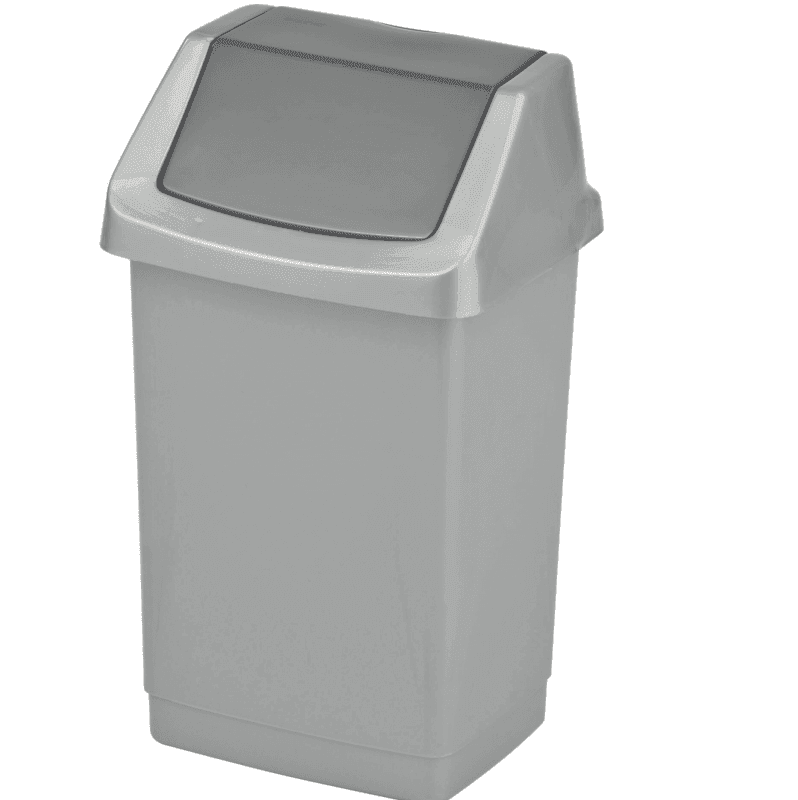 Curver Kanta za otpatke Click it 9L srebrna/ antracit