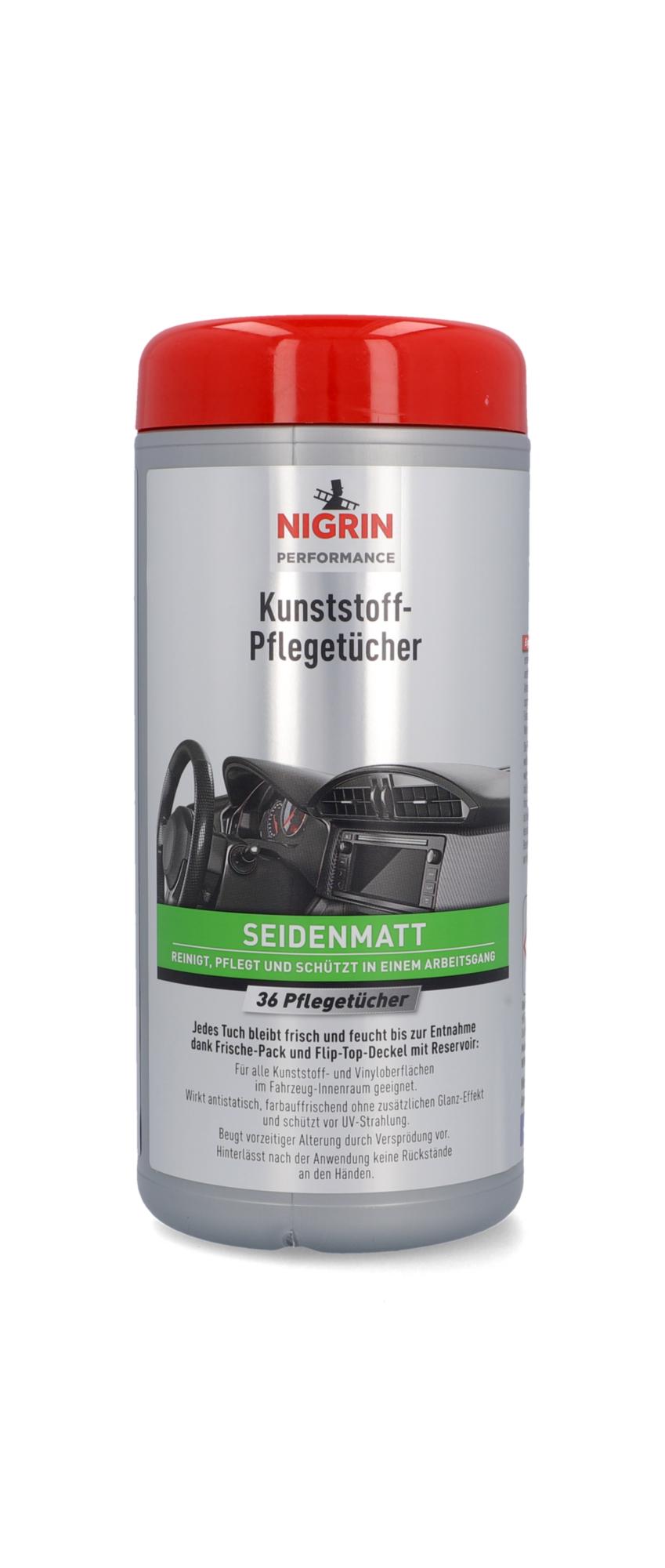 NIGRIN Maramice za održavanje plastike (mat), 36kom.