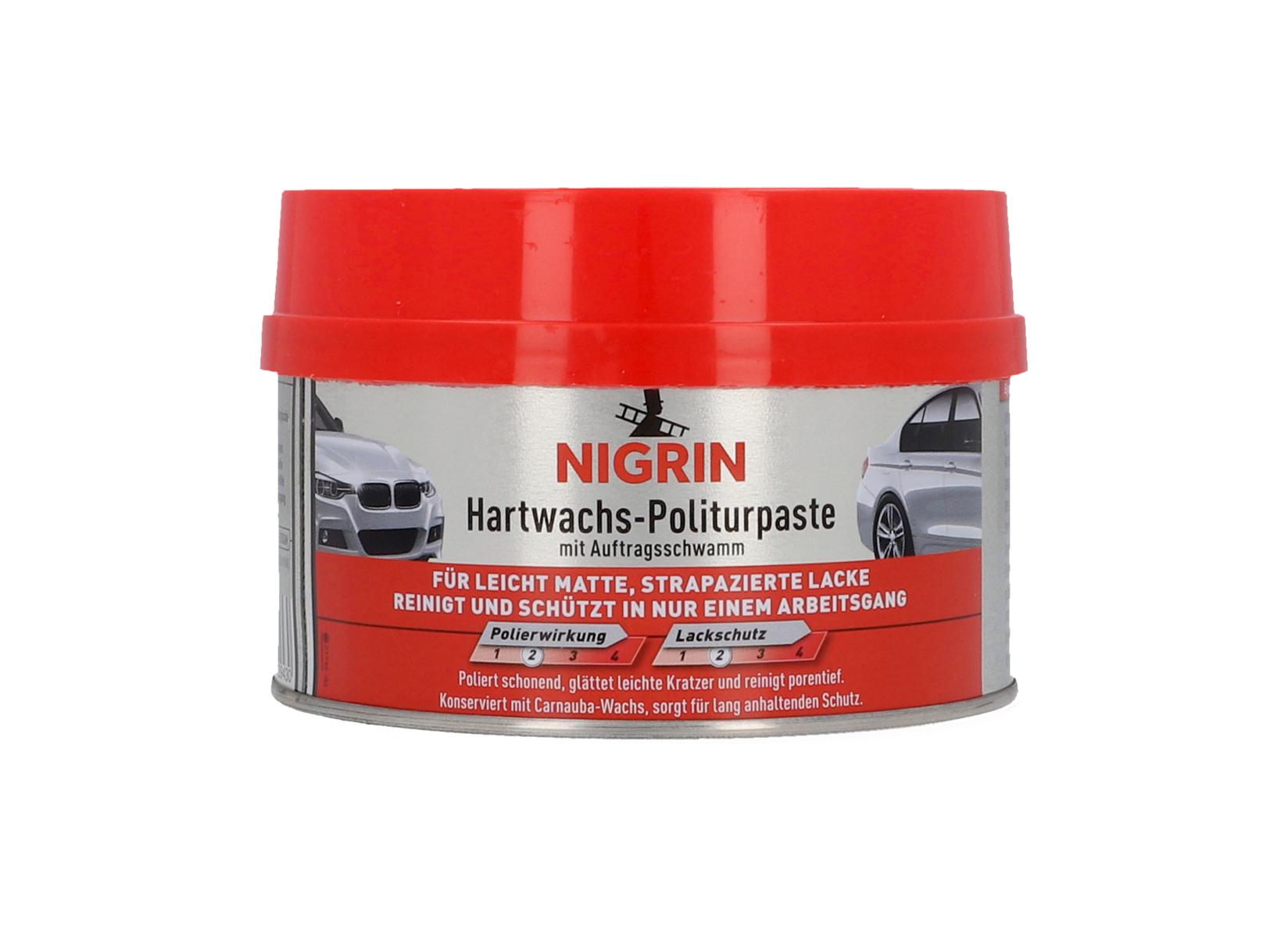 NIGRIN Sredstvo za čvrsto voskiranje i poliranje (sa sunđerom za nanošenje), 250ml