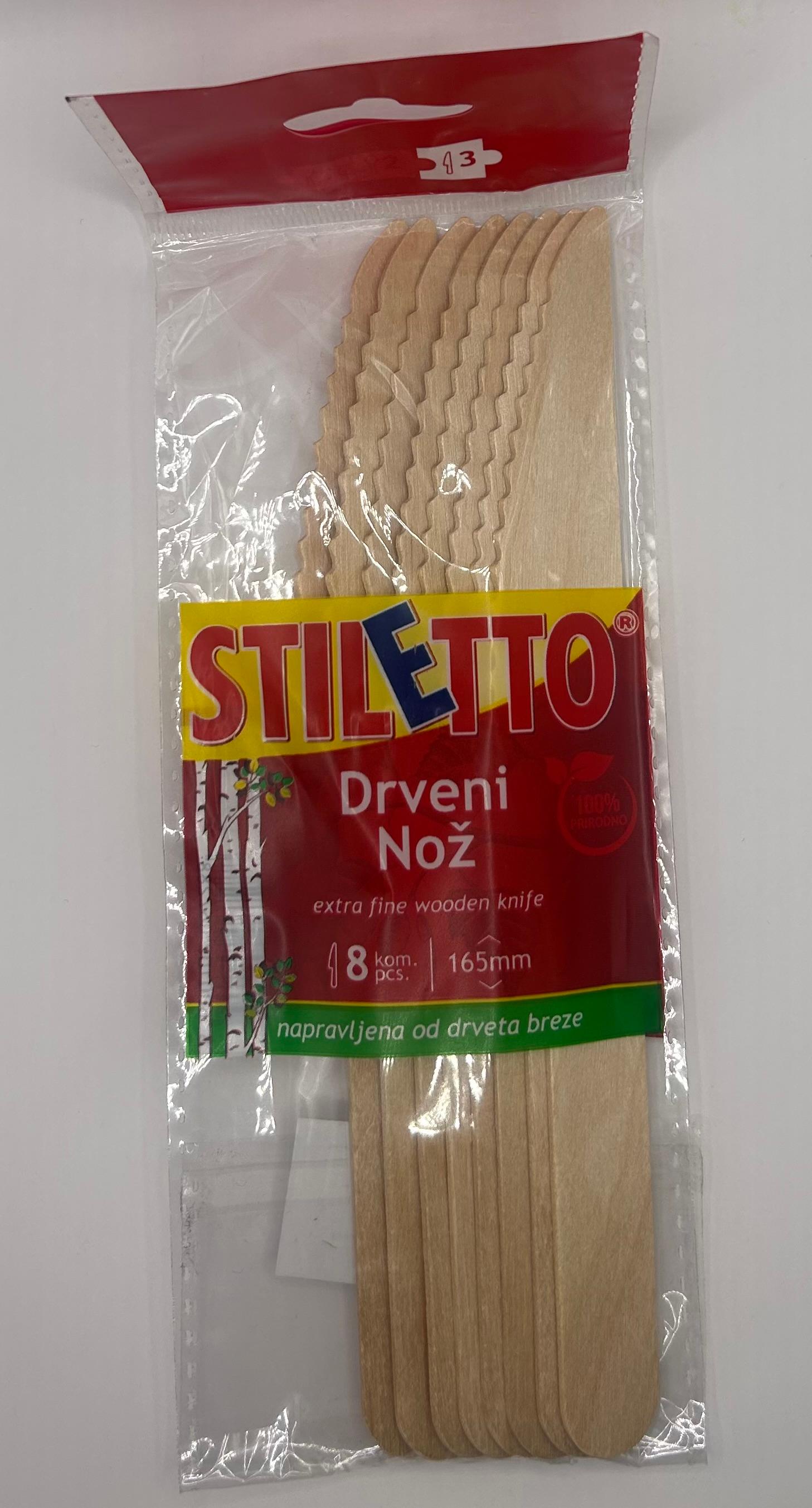 Stiletto Drveni noževi, 8/1
