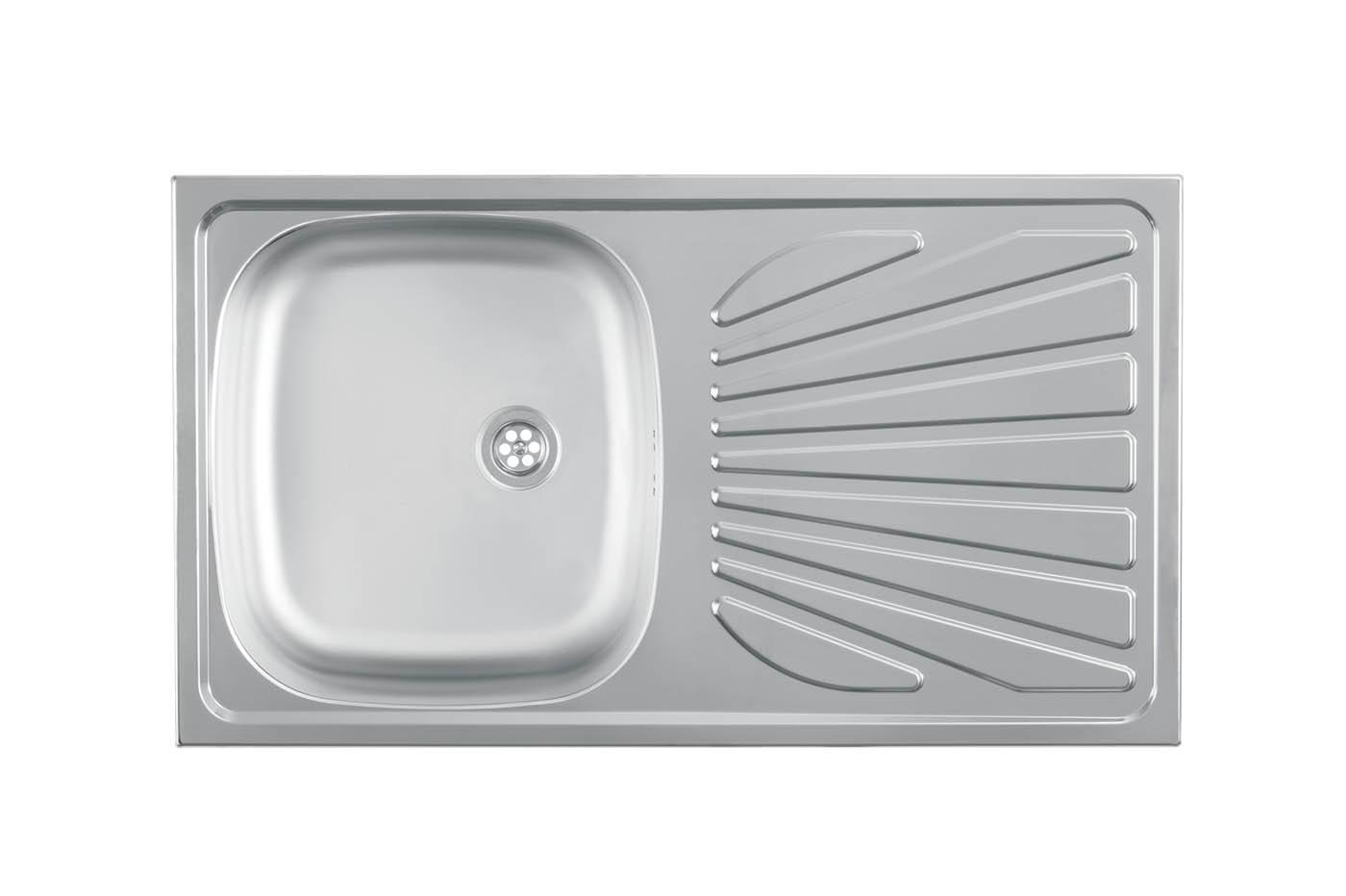 Metalac Luna FLEX 1D Sudopera-univerzalna jednodijelna, Inox, fi 60, 770 x 435 mm
