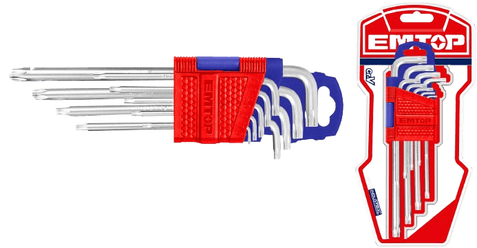 Emtop Set Torx odvijača EHKY3092, 9 komada