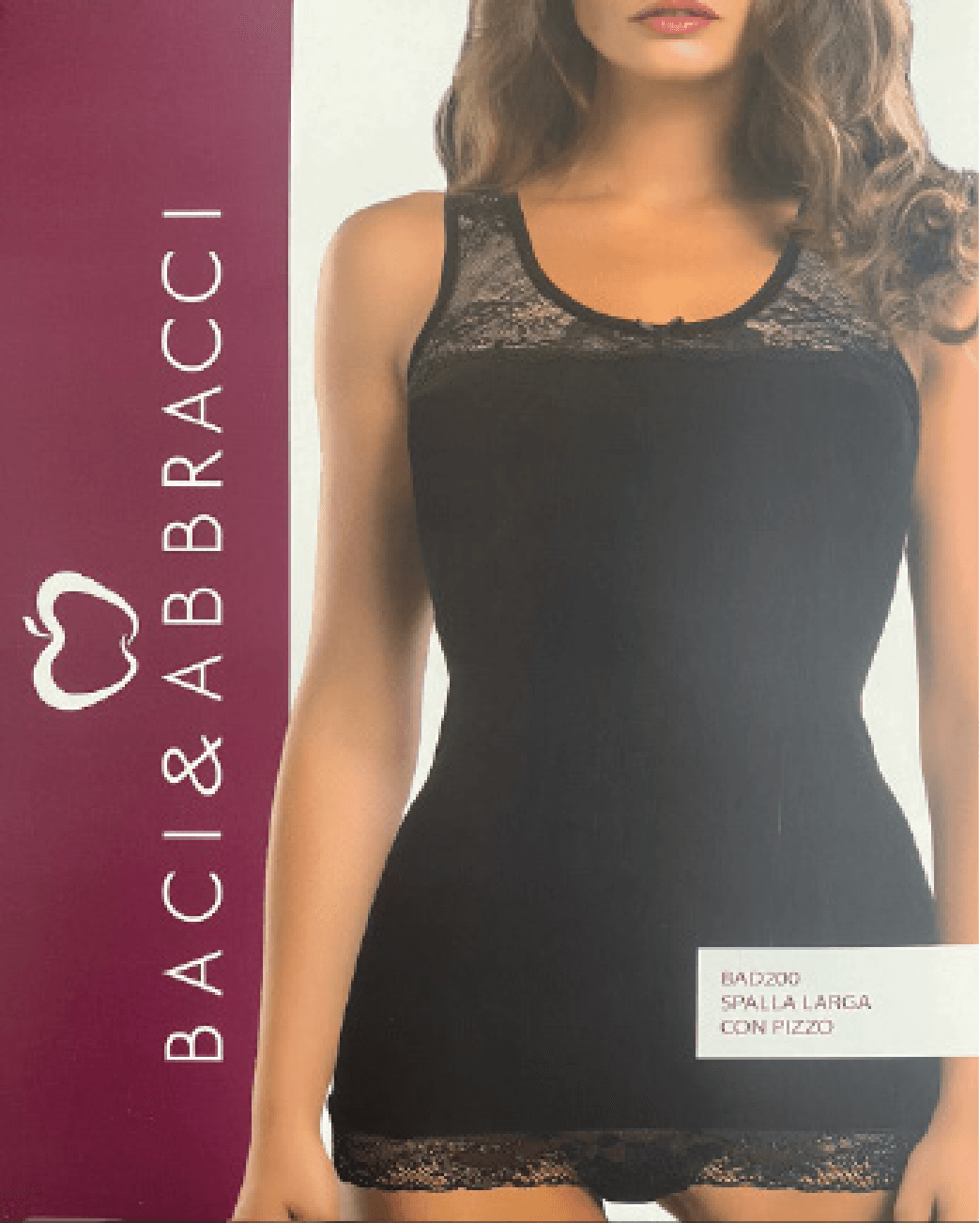 Ženska Trik Majica Baci&Abbracci Bad200, Crna