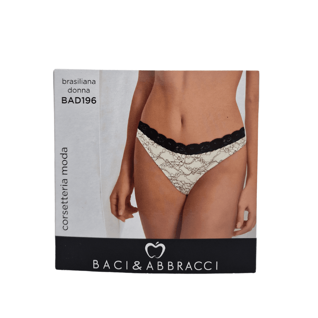Baci&abbracci Ženske gaćice, bad196 bras assortito, 3/S, bijele