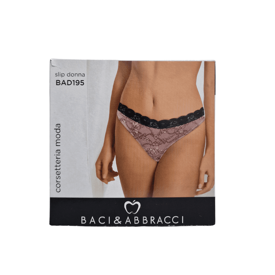 Baci&abbracci Ženske gaćice, bad195 slip assortito, 3/S, roze