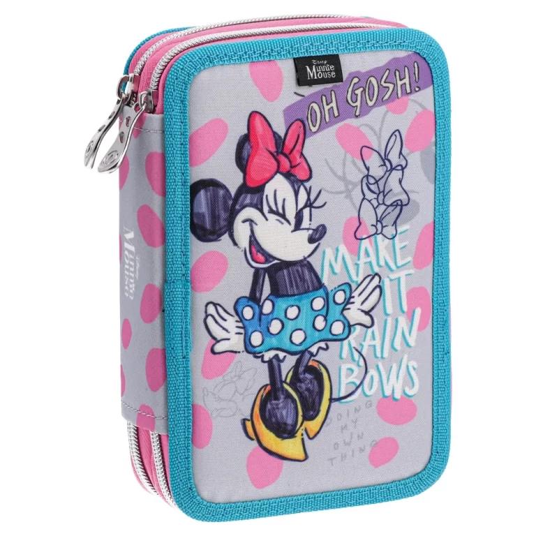 Sazio Double Decker, pernica puna, Minnie Mouse, 2 zipa, Oh Gosh, Roze