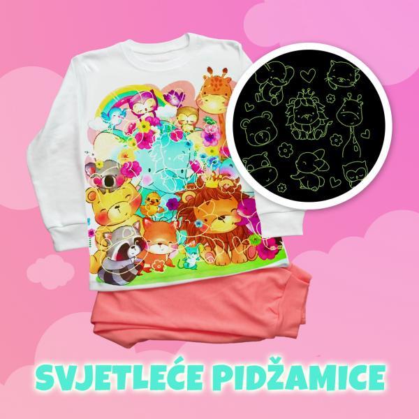 Lazy Cat Svijetleća pidžama - Životinjice Gitara