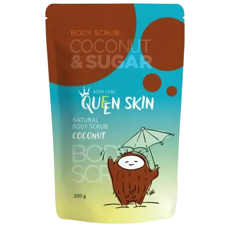 Queen Skin Piling za tijelo Kokos i šećer, 200 g