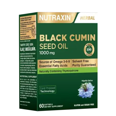 Nutraxin Ulje crnog kima 1000 mg, 60 kapsula