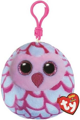 TI Pink Owl Skuishi kapice PINK, 8,5 cm - Klip