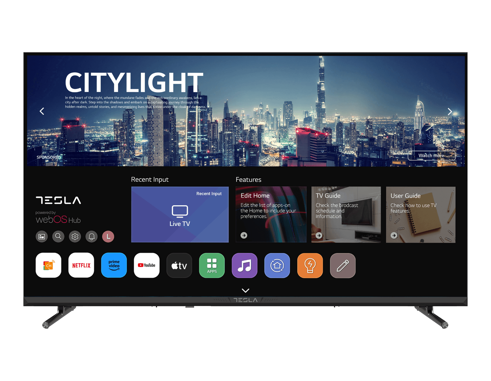 TESLA TV 40E645BFW, 40" Full HD, Pametni, Crni