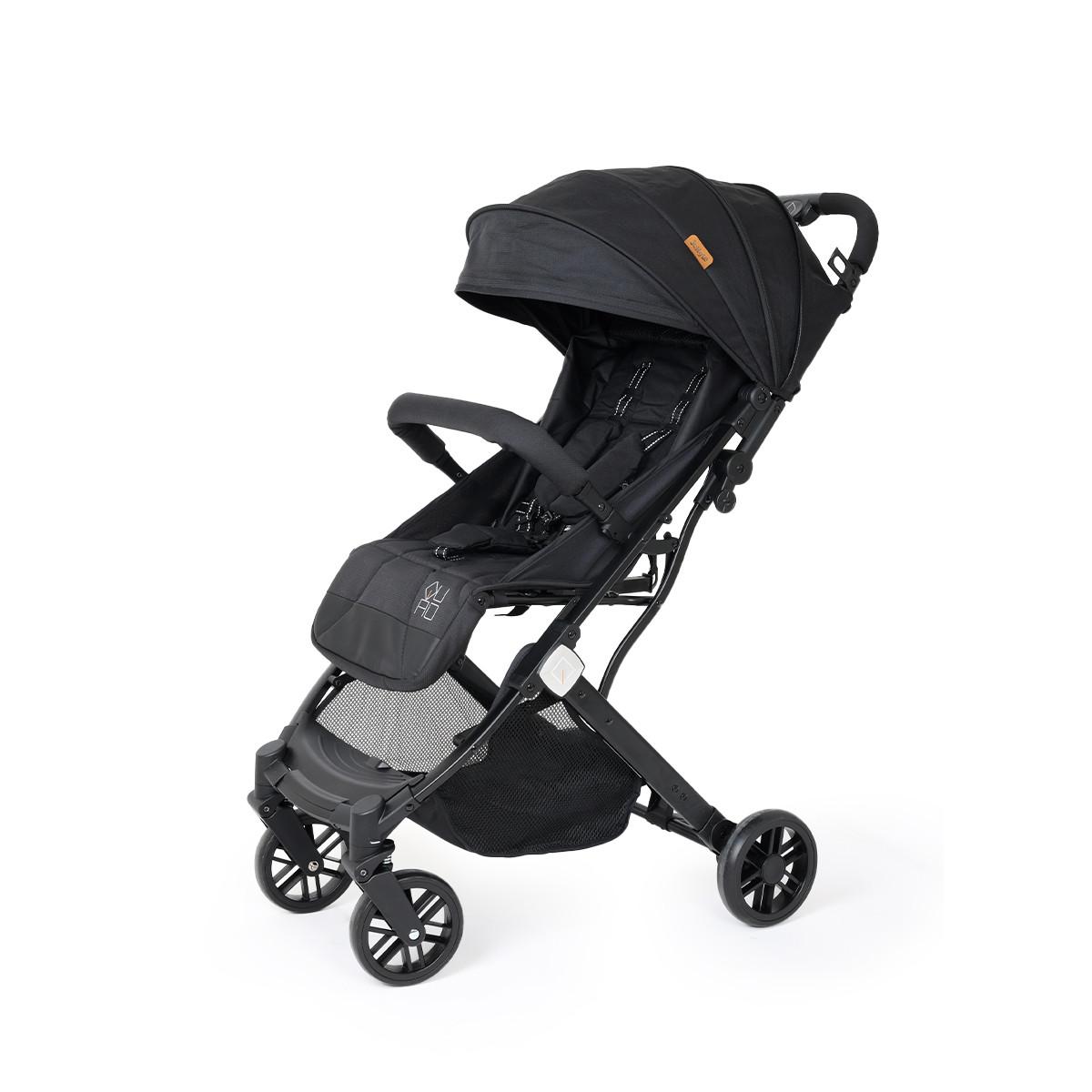 Jungle kolica za bebe do 15 kg Quad, crna
