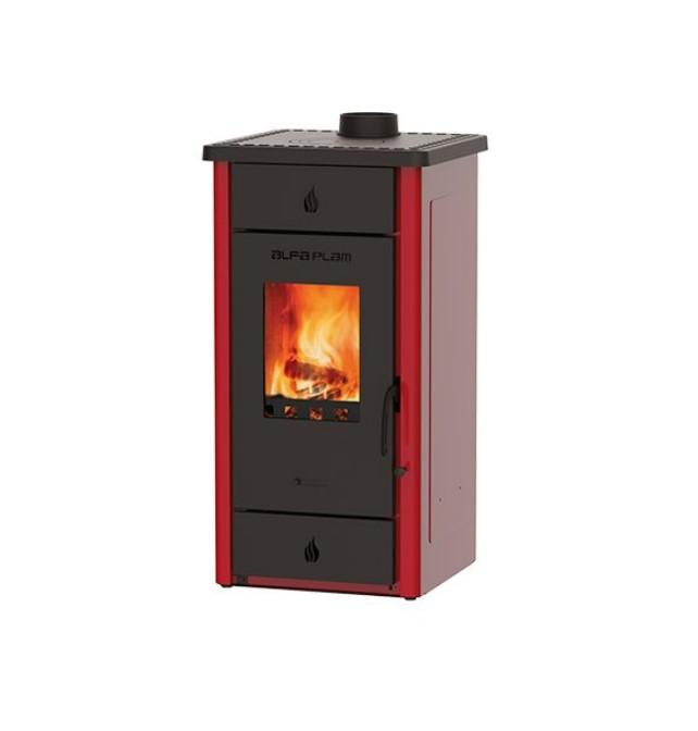 ALFA PLAM Peć na čvrsto gorivo ELITA 3 CV ECO red