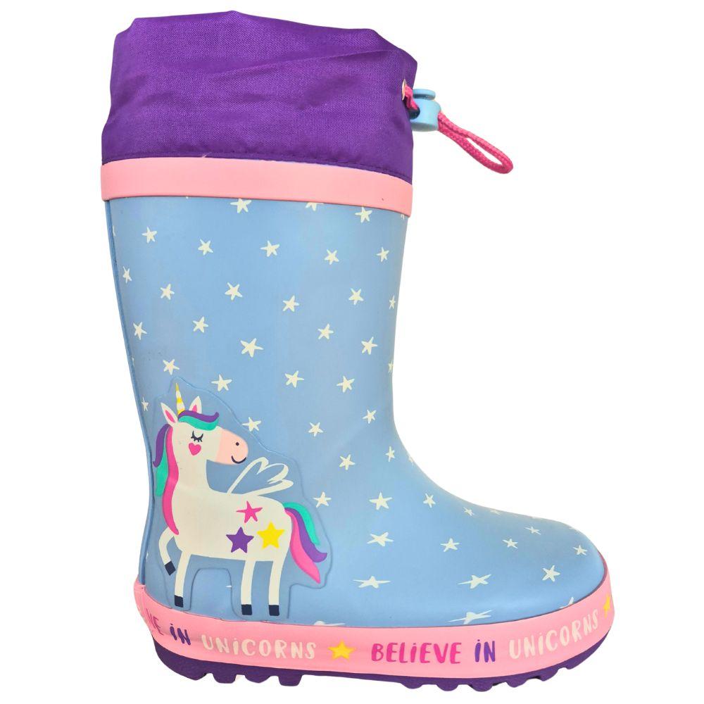 Pollino gumene čizme za djevojčice POL41 Svijetloplave