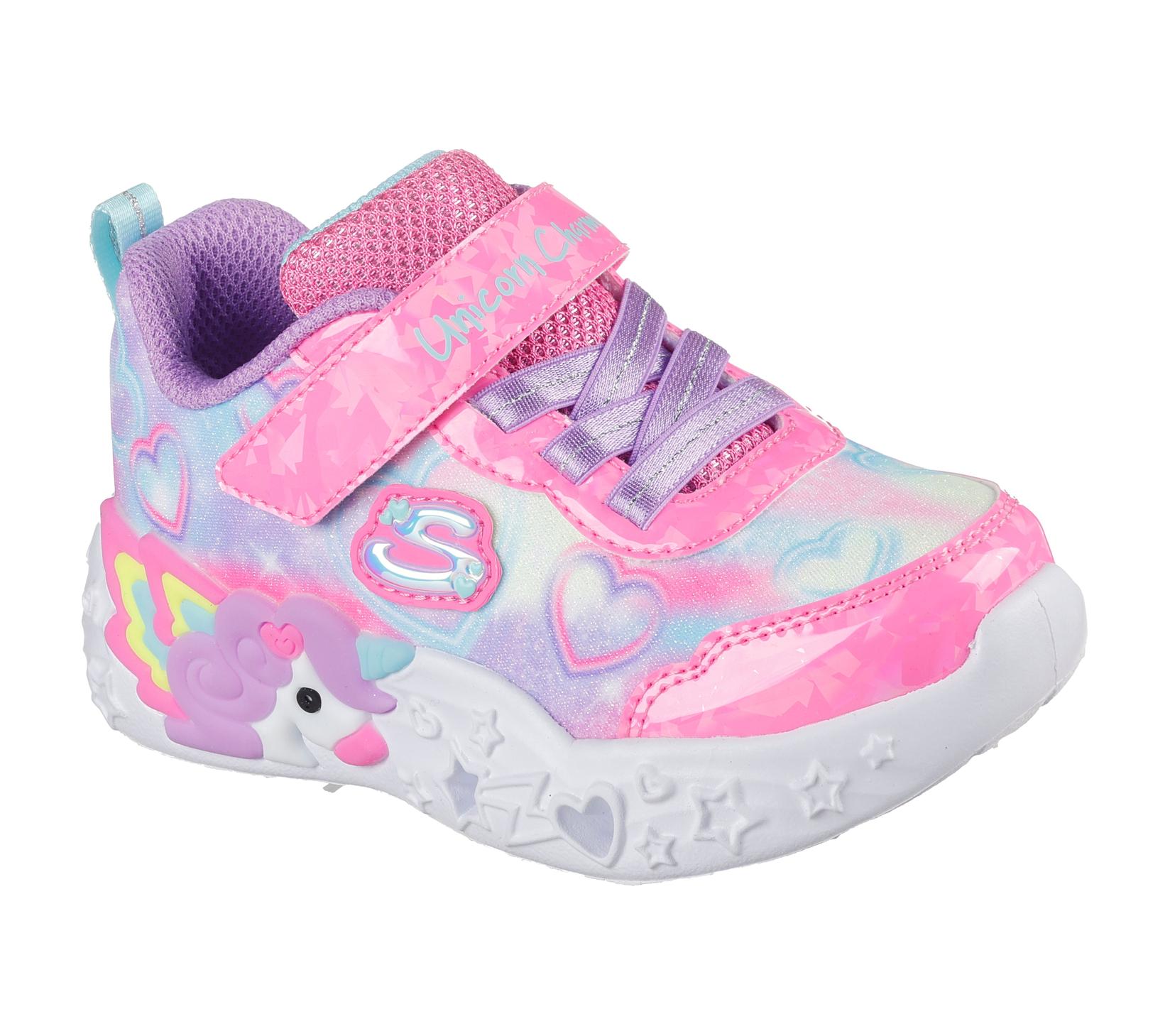Skechers S Lights-Unicorn Charmer-Lil patike za djevojčice, 303064N-PKMT, roze
