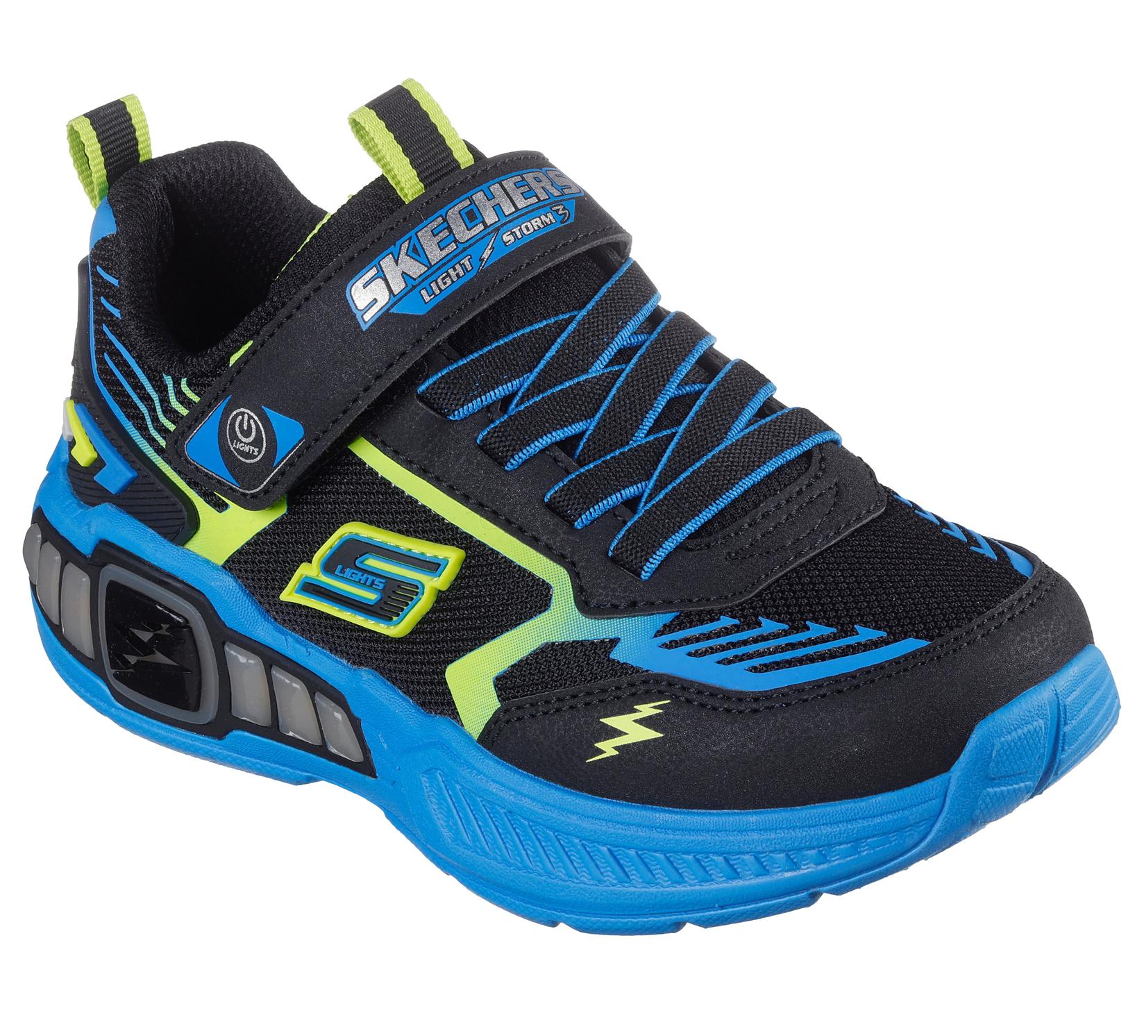 Skechers dječje patike Light Storm 3, 400151L-BBLM, Teget