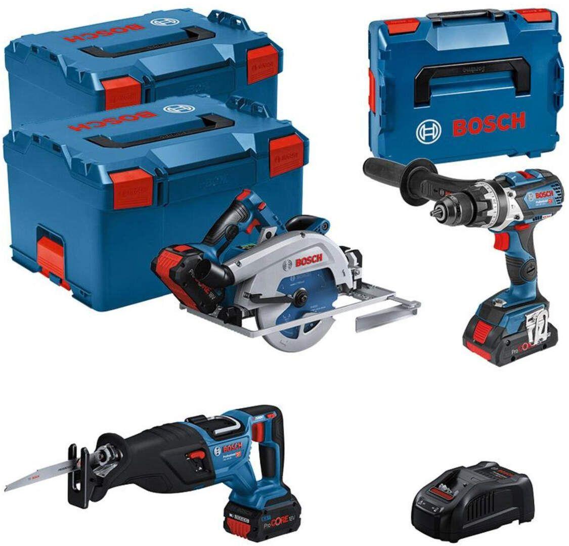 Bosch set akumulatorskog alata 18V, bušilica, kružna pila, univerzalna pila 0615990N38