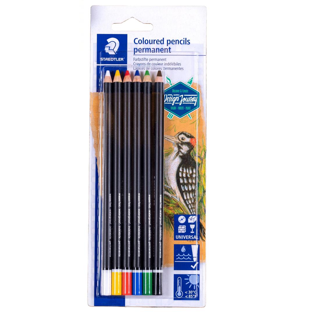 STAEDTLER Set permanent bojica za sve površine 6/1