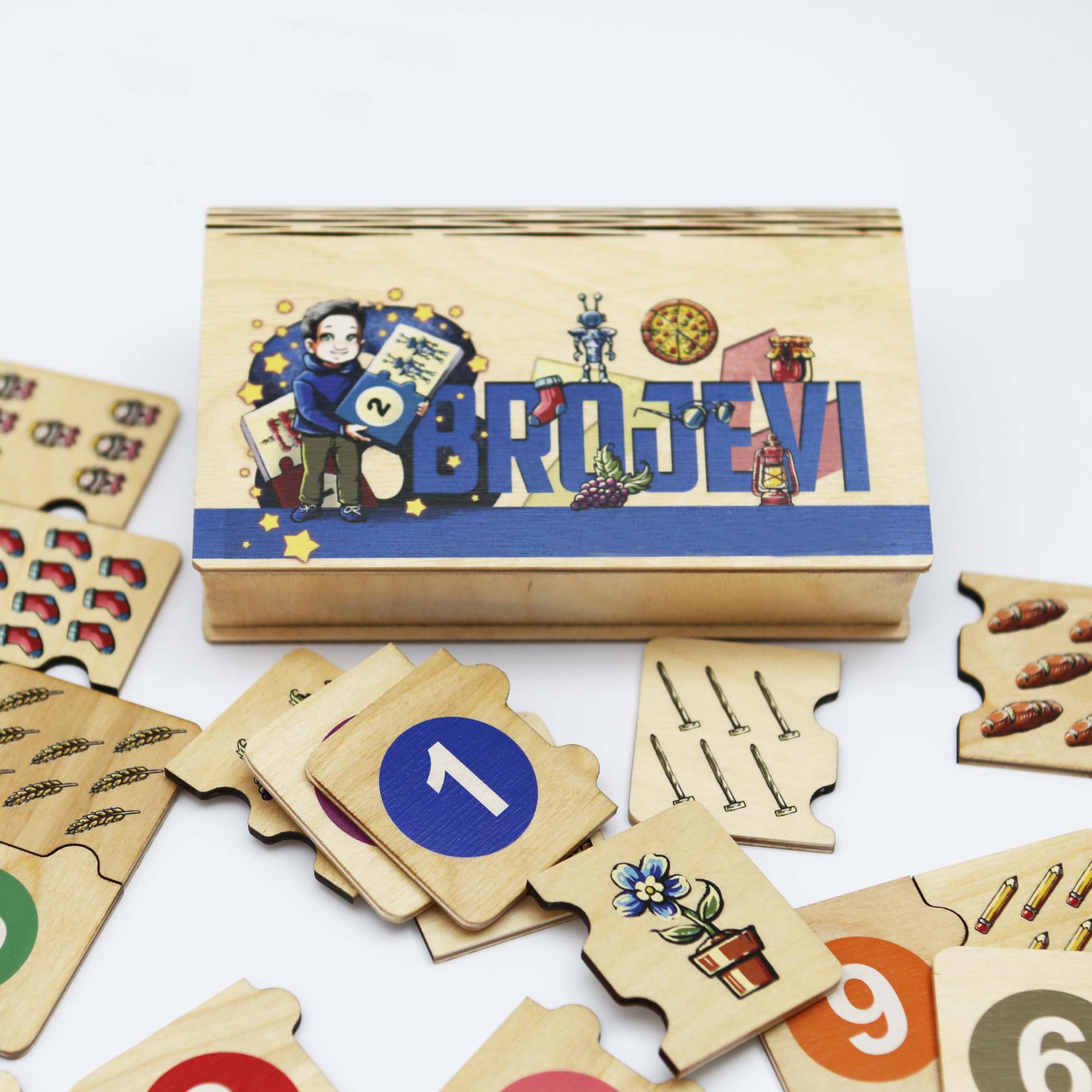 Maslačak Igračke Puzzle Brojevi