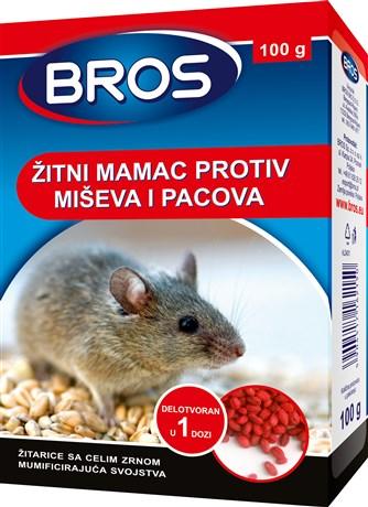BROS Žitni mamac protiv miševa i pacova 100g