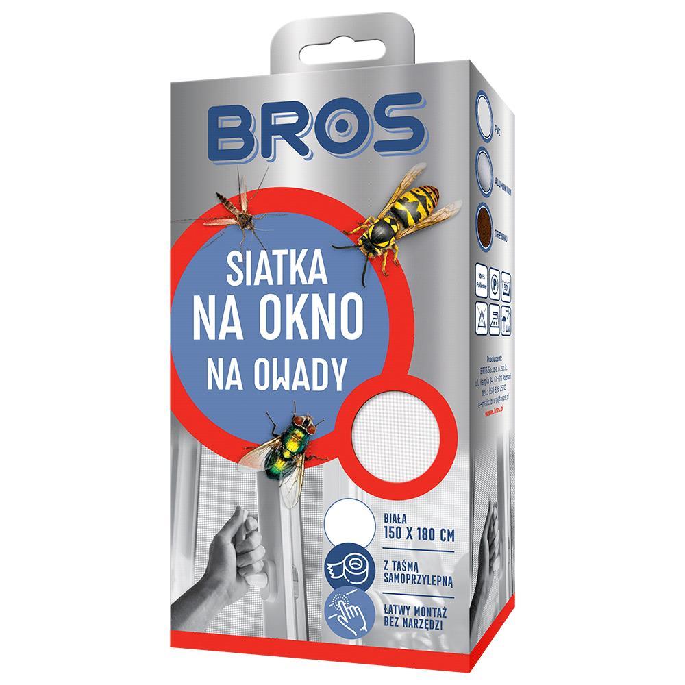 BROS Mreža za prozor bijela 130x150