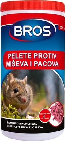BROS Pelete protiv miševa i pacova 250gr