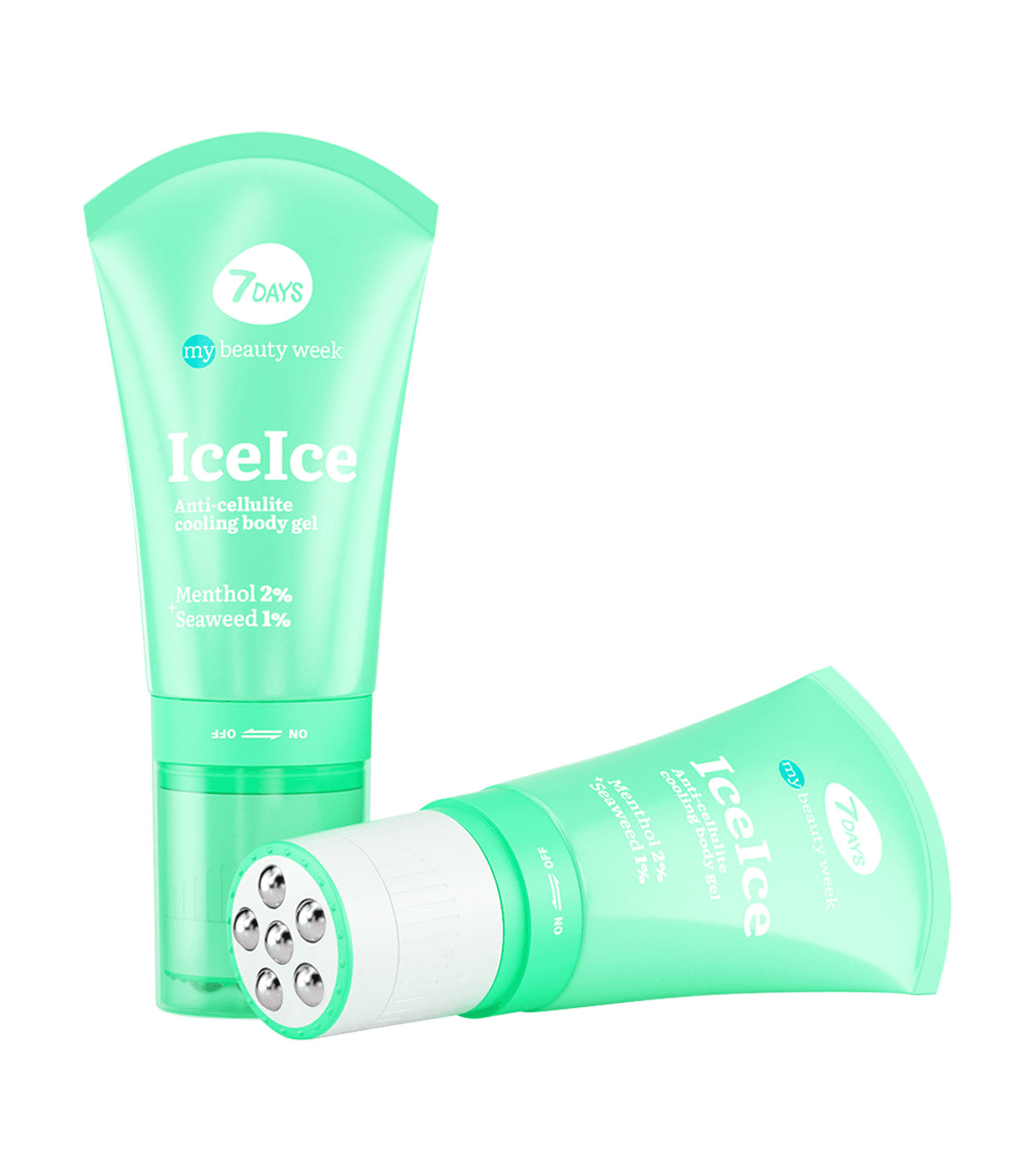 7DAYS IceIce anticelulitni masažer-gel za tijelo sa efektom hlađenja Mentol 2% + morske alge 1%, 130 ml
