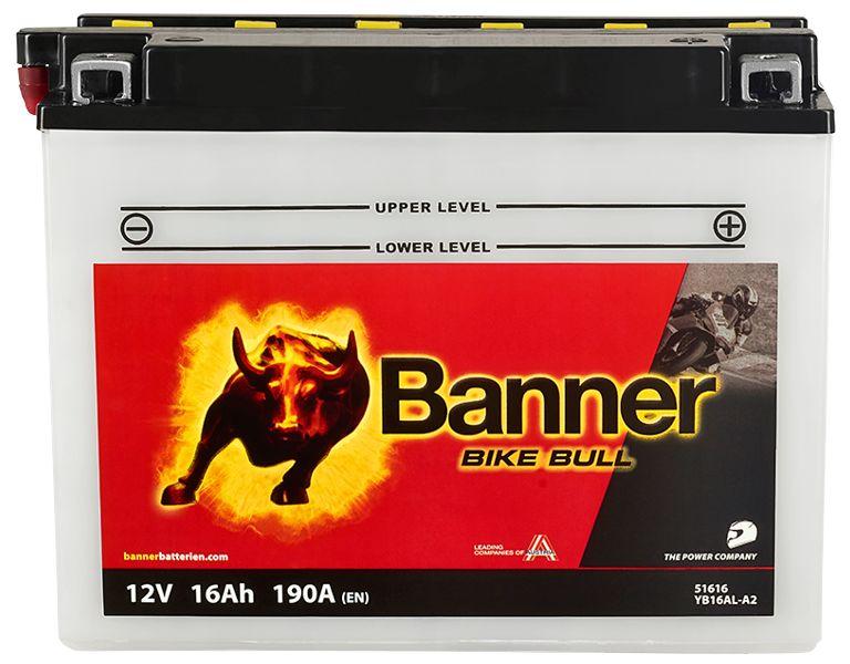 Banner akumulator Bike Bull 12V 16Ah 190A EN - 51616