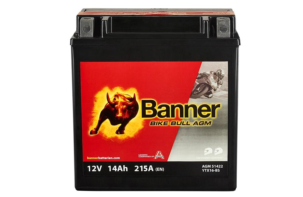 Banner akumulator Bike Bull AGM 12V 14Ah 215A EN - 51422