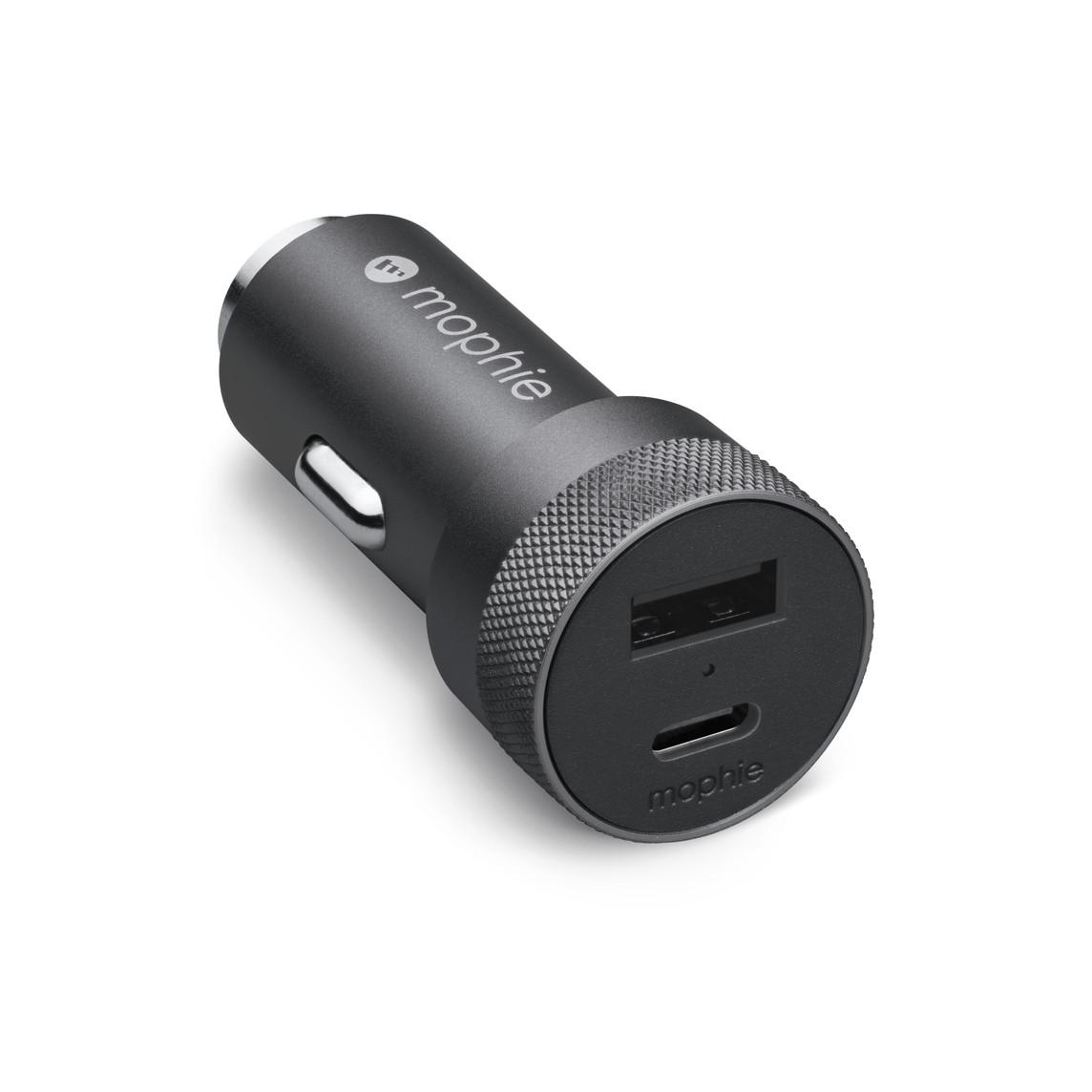 Original Super brzi auto adapter 38W USB-A i USB-C, Crna