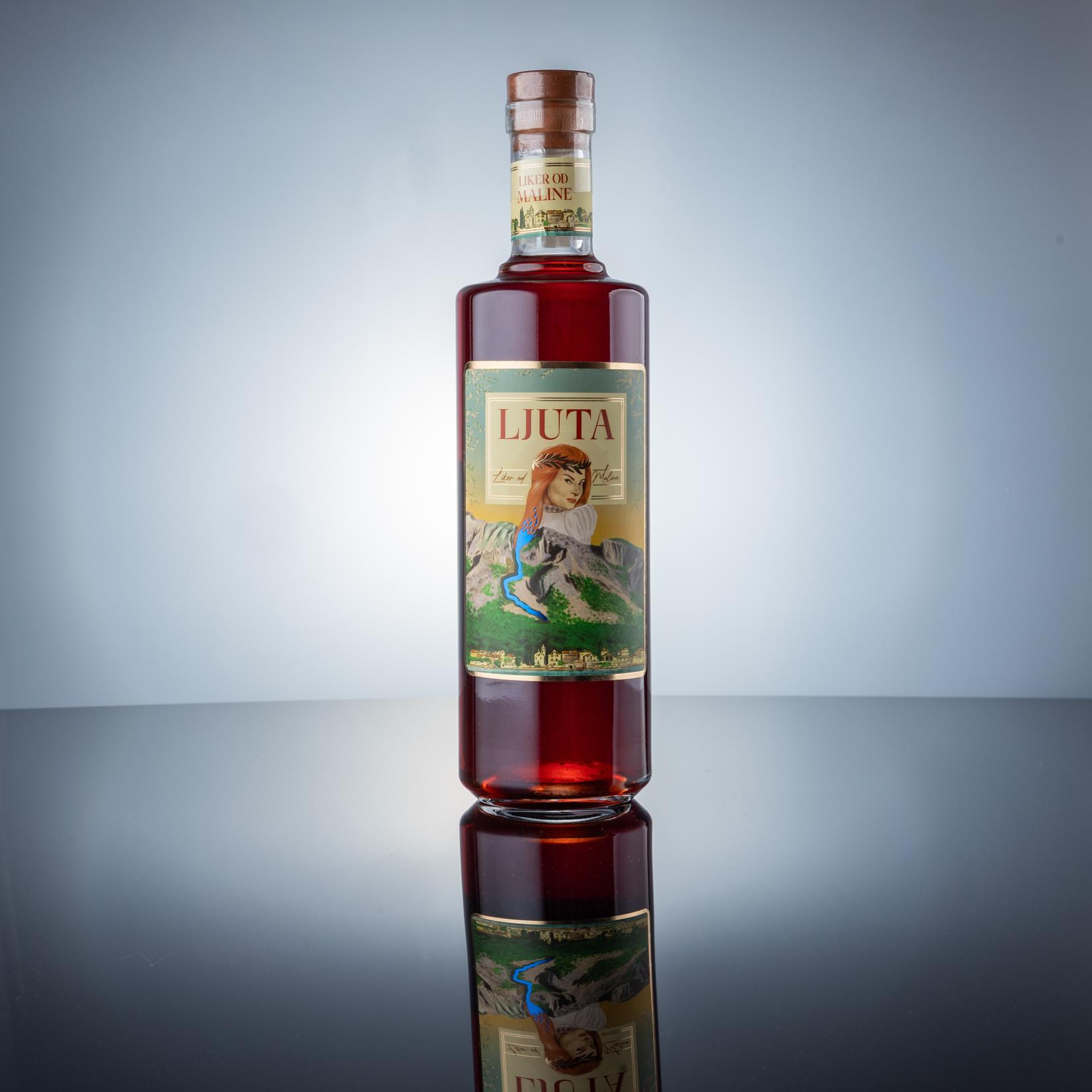 Ljuta liker od malina, 700 ml, 20% vol.