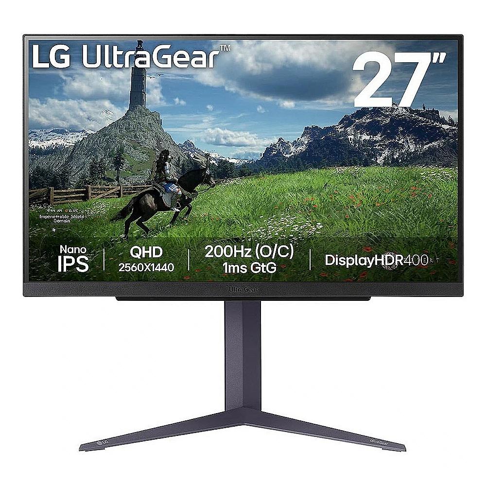 LG Monitor UltraGear 27GS85Q-B, 27'', Sivi