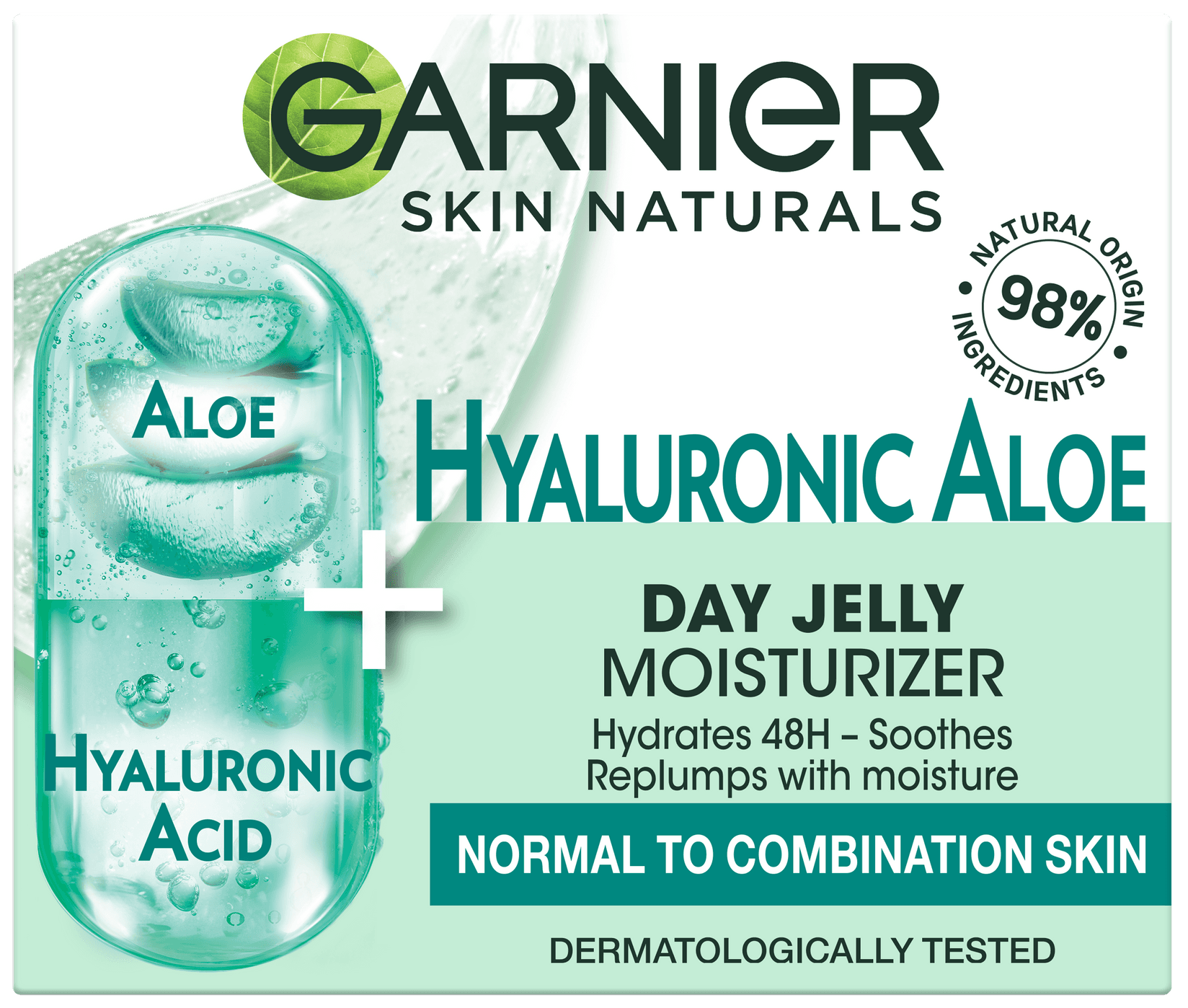 GARNIER hidratantni gel za lice za normalnu kožu Skin Naturals Hyaluronic Aloe Jelly 50 ml