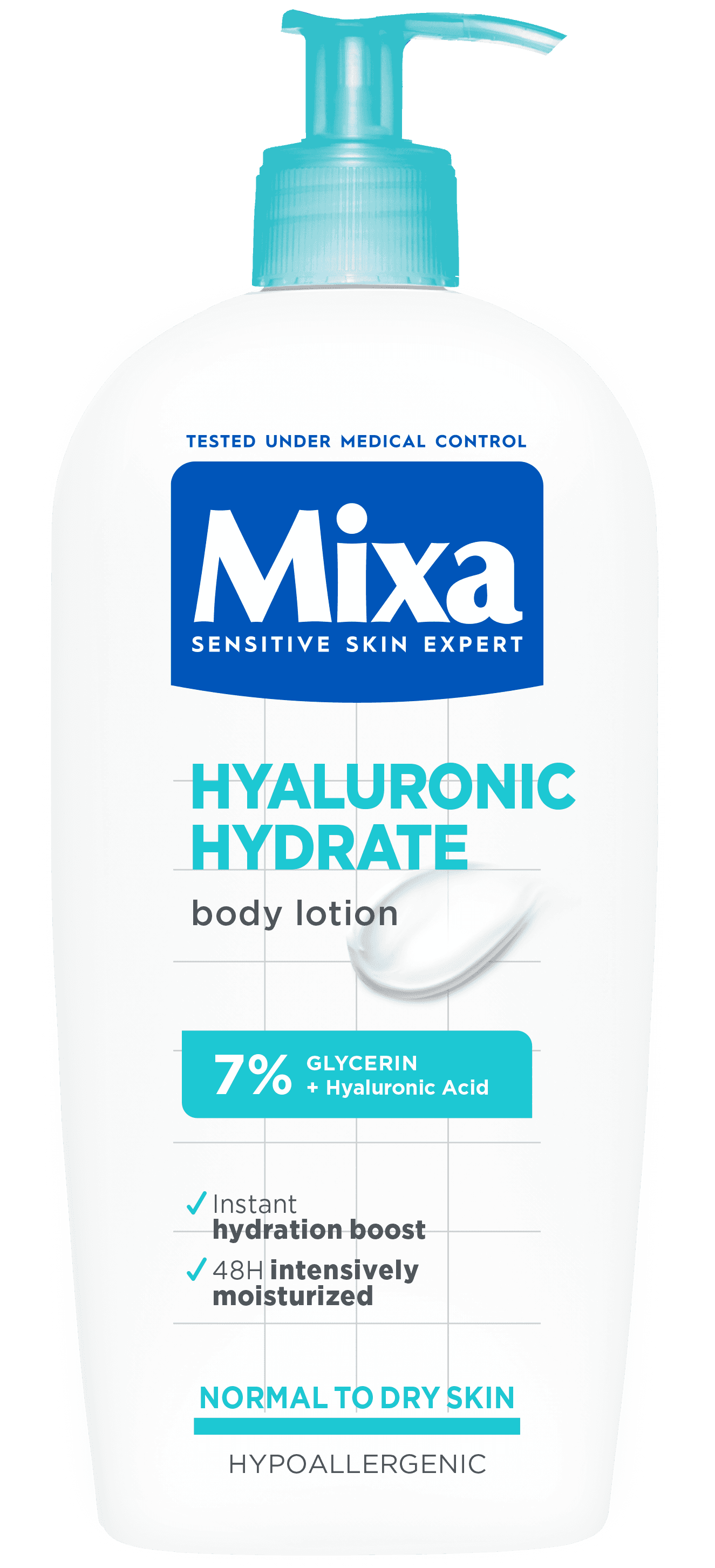 MIXA Hyalurogel mlijeko za tijelo 400 ml