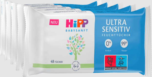 HiPP Vlažne maramice sens. 48kom