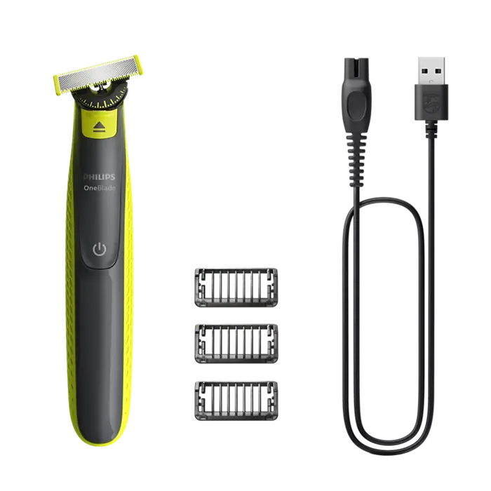 PHILIPS OneBlade ELEKTRIČNI BRIJAČ ZA MUŠKARCE, 360 britva, 3 češlja
