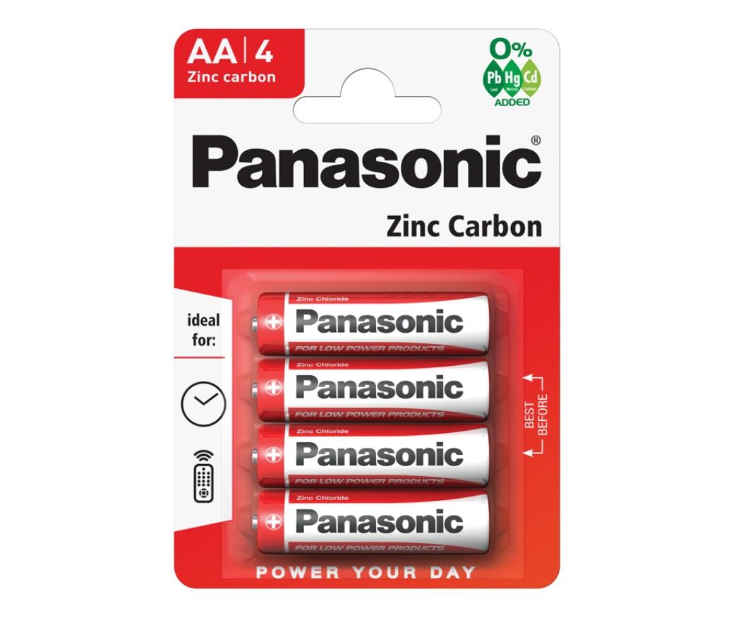 Panasonic R6RZ/4BP Cink Carbon baterije, 4×AA, EU