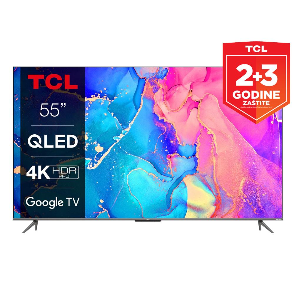 TCL TV 55C635 55", Smart, crni