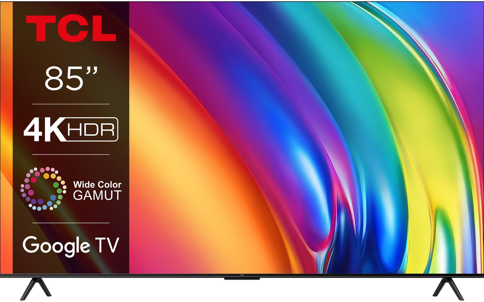 TCL TV 85P745, 85", 4K, HDR, LED, 144Hz, Google TV, crni