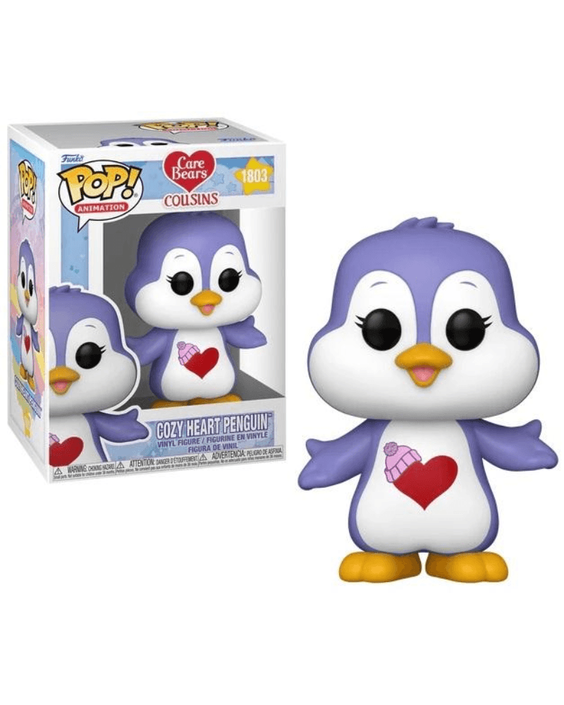 Funko Figura POP! Bobble Animation - Care Bears Cousins - Cozy Heart Penguin