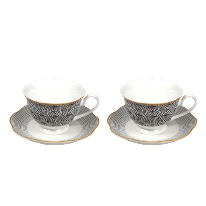 Sigma set šoljica 2/1 JH-COF2-CHECK, Šarena