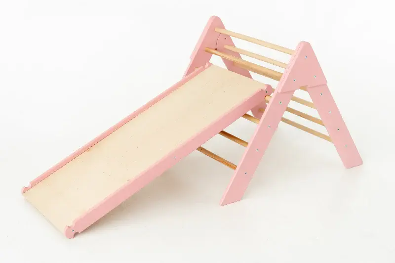 Luna Toys Pikler Trougao, Roza