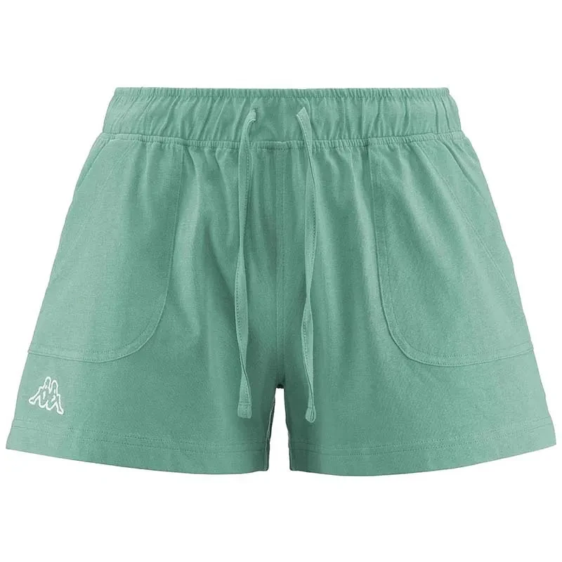 Ženske kratke hlače Kappa s Caber logotipom, svijetlo zelene