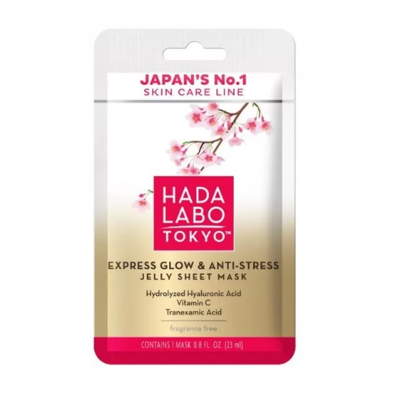 Hada Labo Express maska ​​za sjaj i antistres, 23 ml