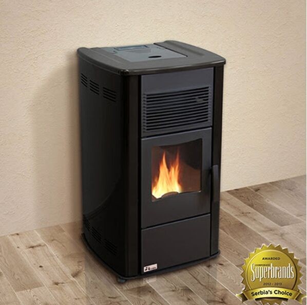 MBS Peć Na Pelet 6KW Smed, Crna