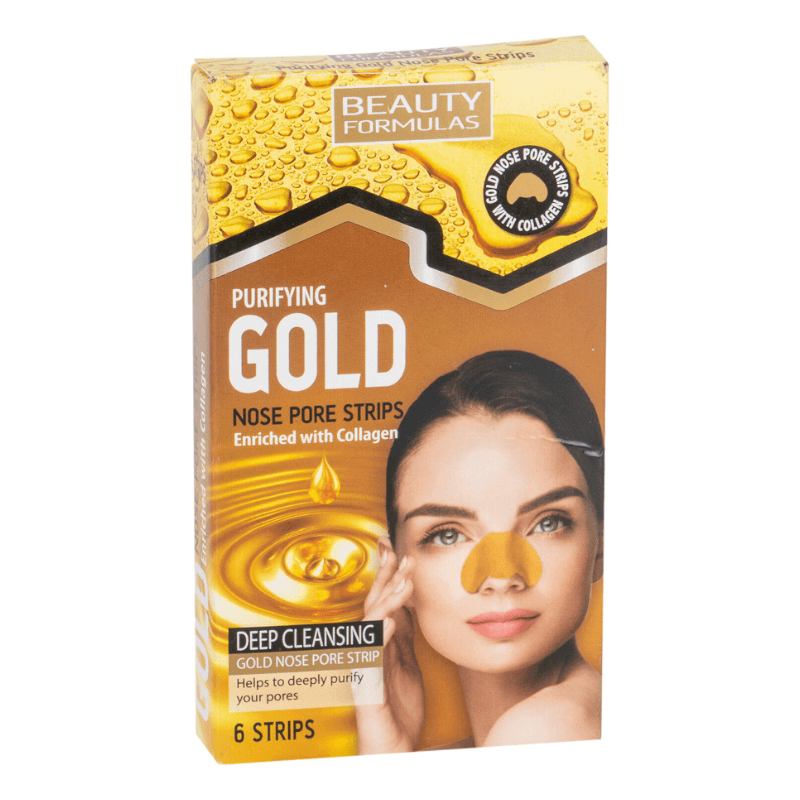 Beauty Formulas Gold Nose Pore Trakice Za Čišćenje Pora I Mitisera 6/1