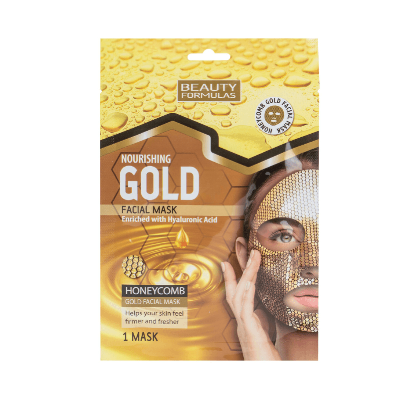 Beauty Formulas Gold - Hranljiva Maska Za Lice -Honeycomb